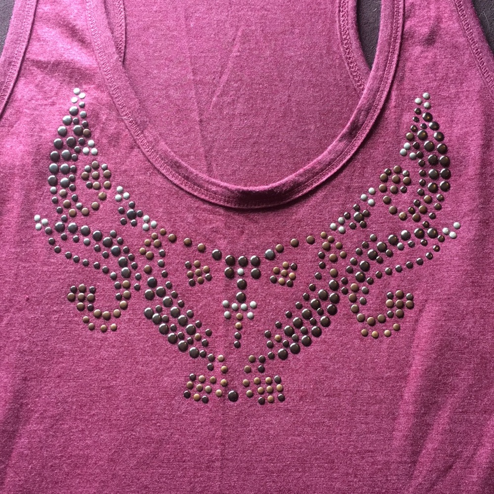 EUC Mossimo Rivet Detail Racerback Tank - Picture 2 of 4